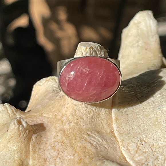 Jay King Sterling Silver Rhodochrosite Ring - Picture 1 of 4